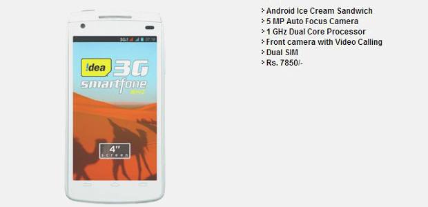 Idea to launch Android handset