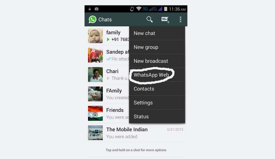 Whatsapp on PC