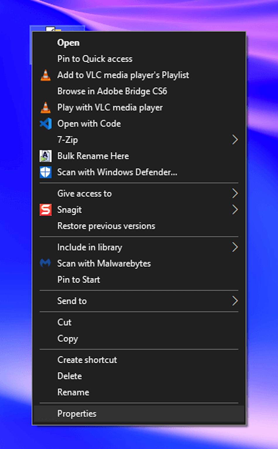 Cách tạo thư mục vô hình Windows 10 2