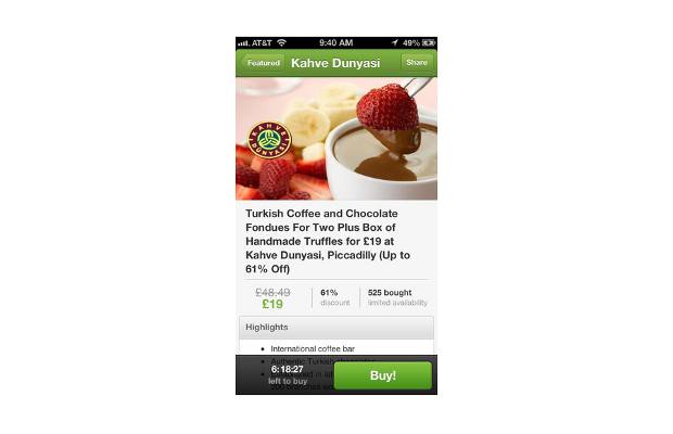 Groupon launches iPhone app