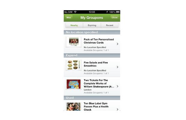 Groupon launches iPhone app