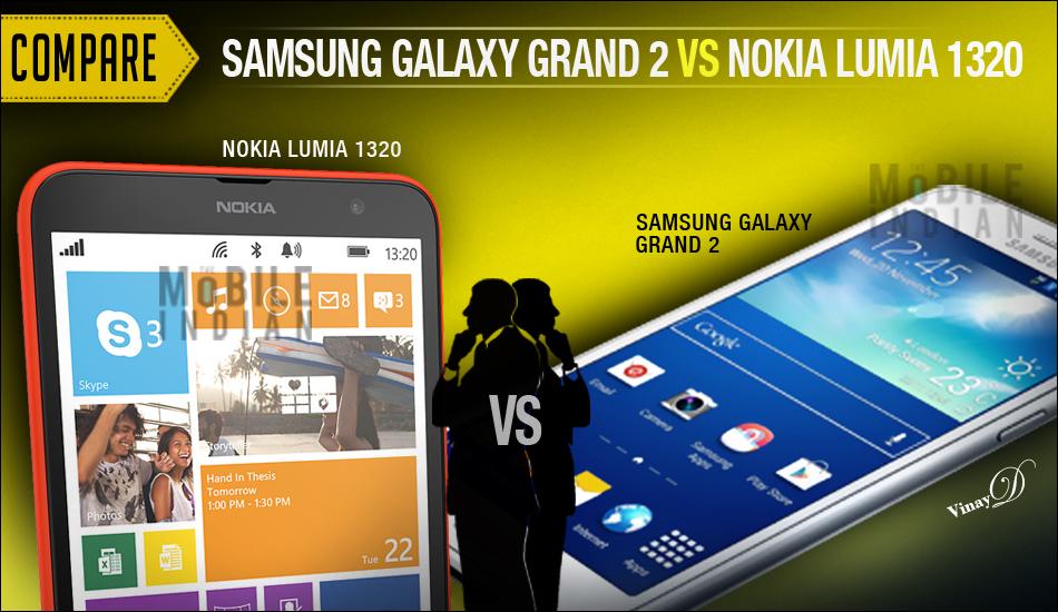 Samsung Galaxy Grand 2 vs Nokia Lumia 1320