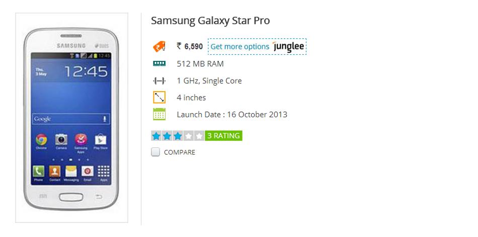 Samsung Galaxy Star Pro