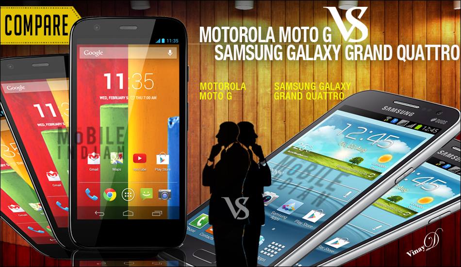 Motorola Moto G vs Samsung Galaxy Grand Quattro