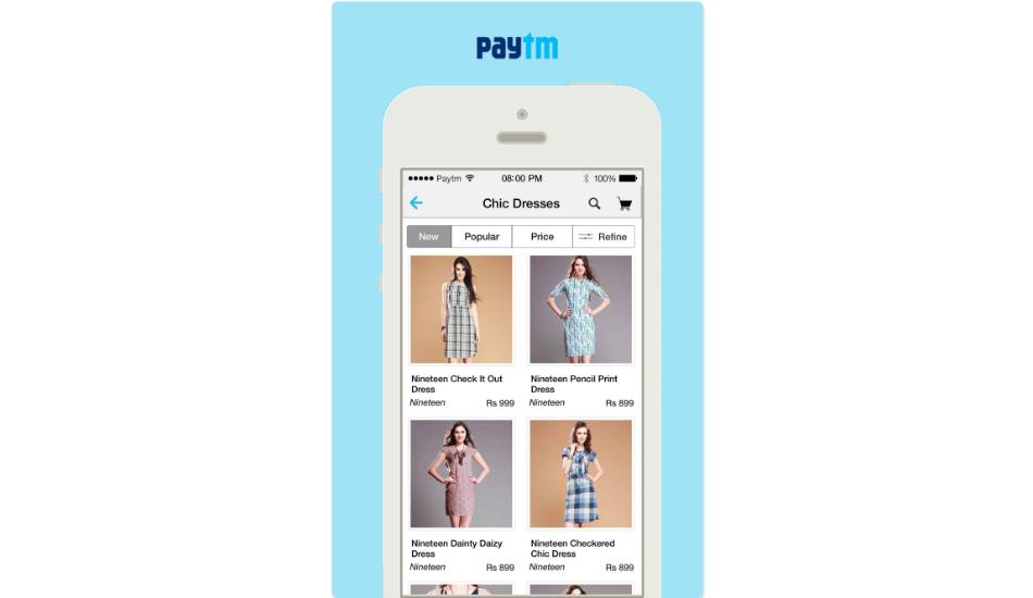 Paytm launches mobile shopping app