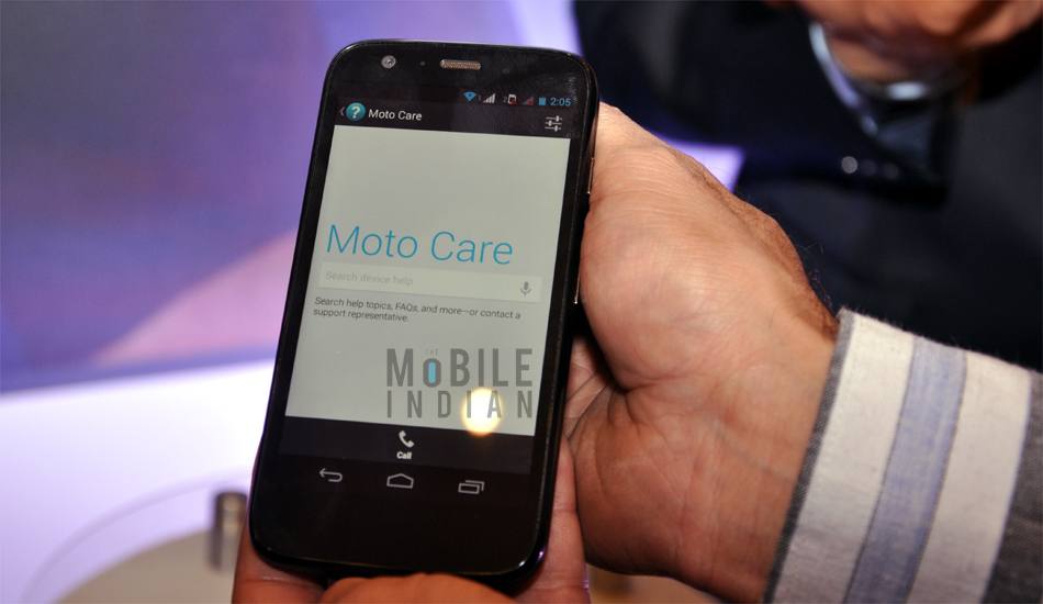 Motorola re-enters India