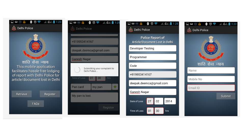 Now report to Delhi Police about lost articles via Android app