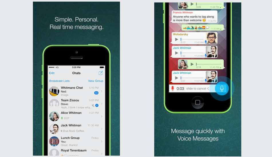 WhatsApp for iPhone