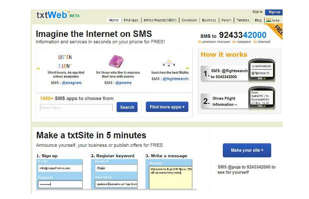 Txtweb gets new features