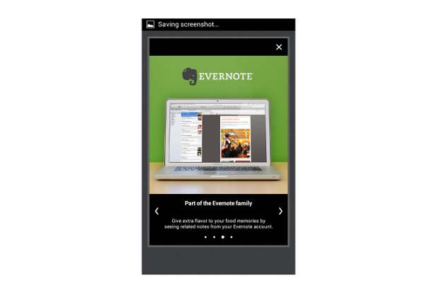 Evernote Food app