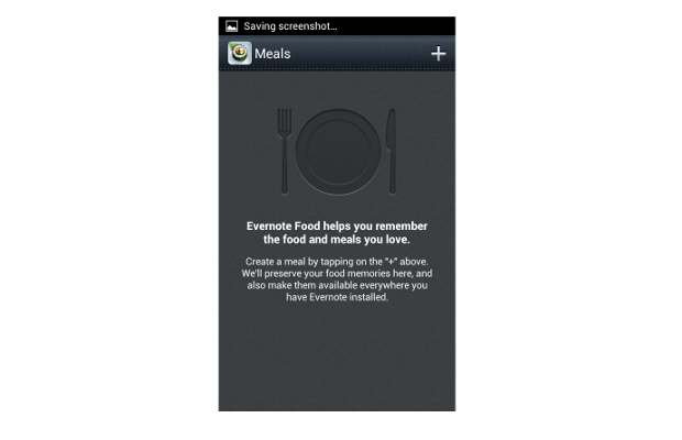 Evernote Food app