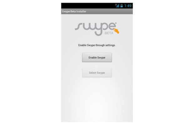 set up Swype Beta on Android