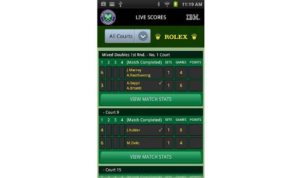 Official Wimbledon app