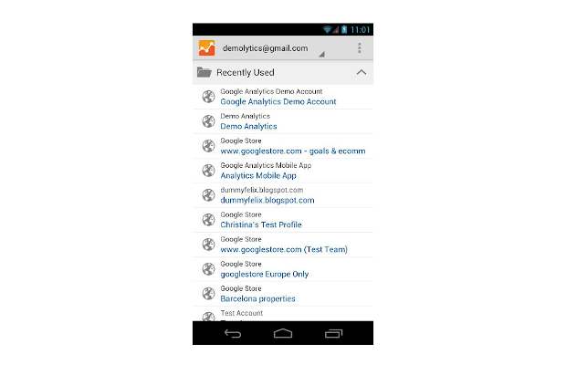 Google Analytics app now available for Android