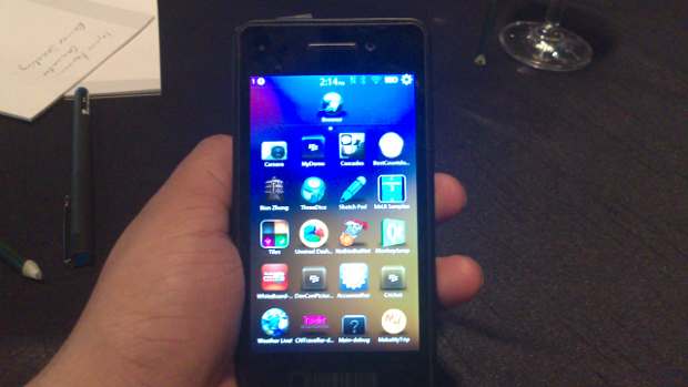 BlackBerry OS 10 alpha device