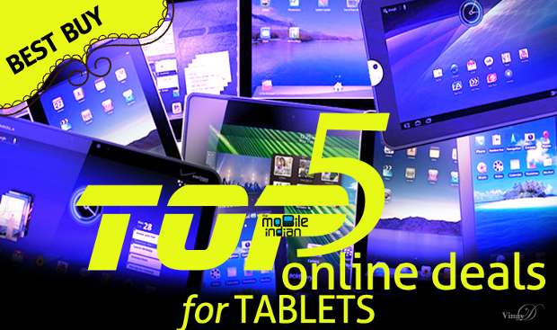 Top 5 online tablet deals