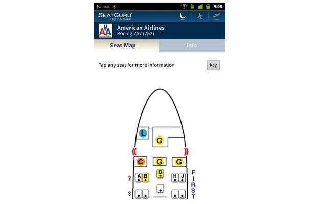 SeatGuru app