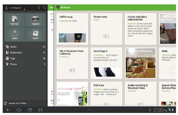 Evernote for Android