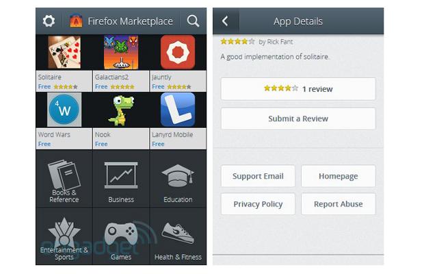 Firefox OS Marketplace