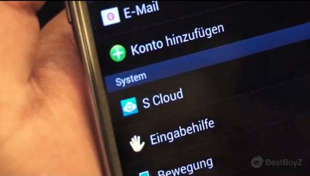 Samsung S cloud service