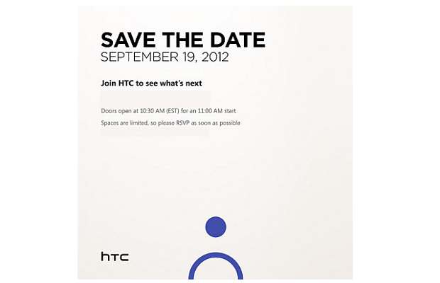 HTC's September 19 event