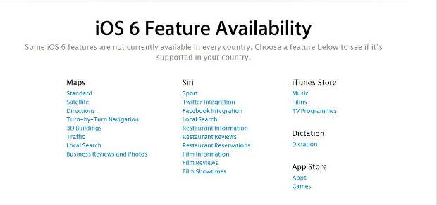 iOS 6 has loads of features