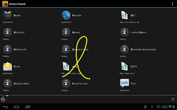 Gesture Search for Android