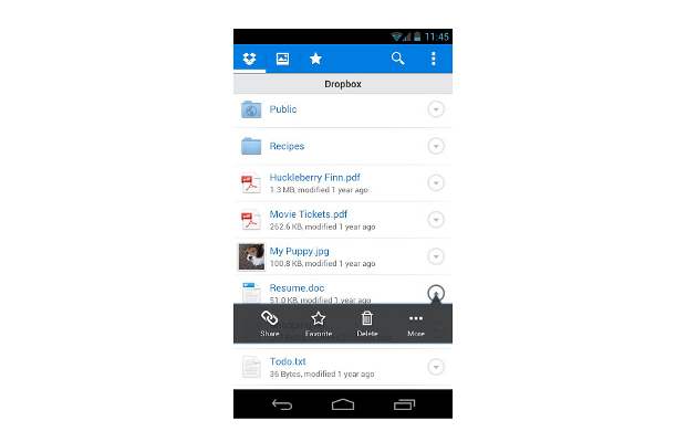 Dropbox for Android