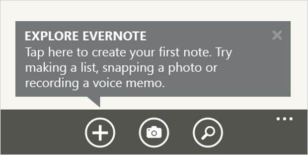 Evernote app for Windows Phone