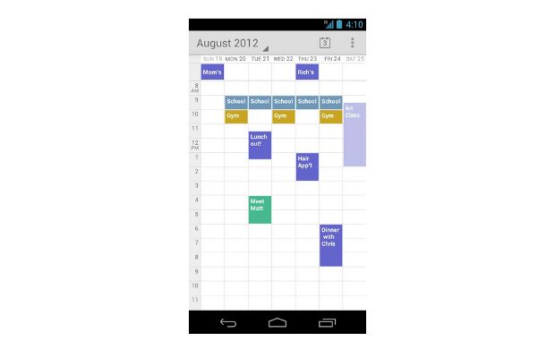 Google updates Calendar app