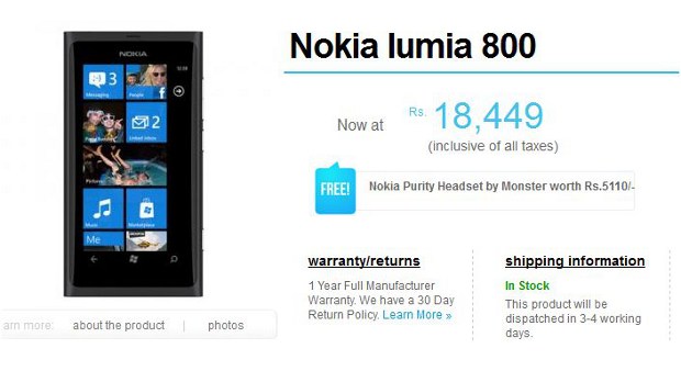 Nokia Lumia 800