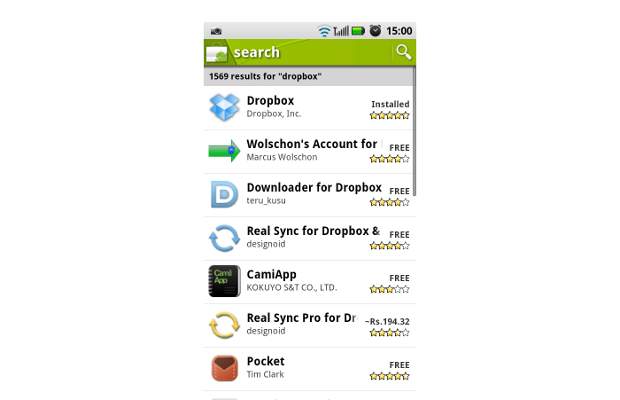 How to install .apk files using Dropbox