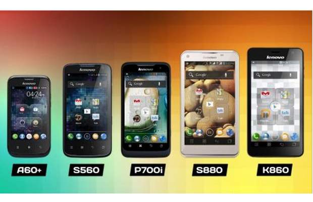 Lenovo India phone lineup