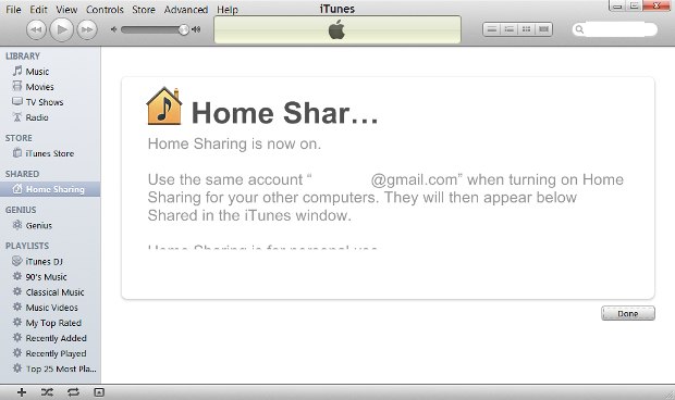 How to set up home sharing to watch videos