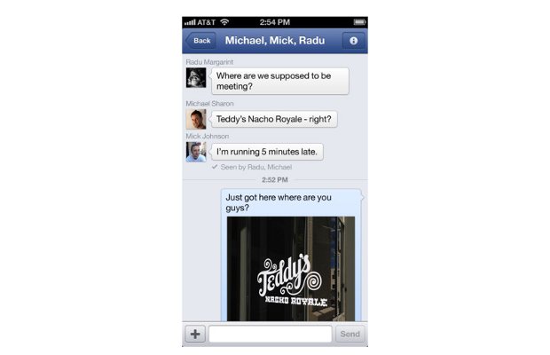 Facebook app updated for iOS, Android