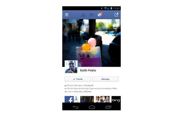 Official Facebook app for Android