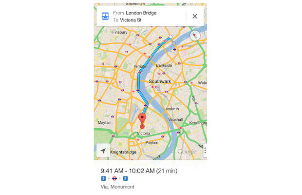 Google Maps application