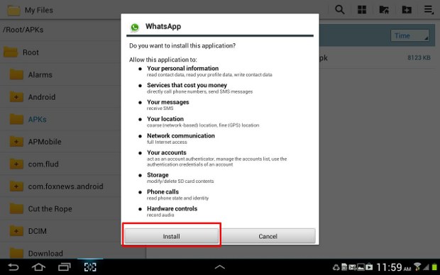 How to Install Whatsapp