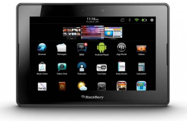 Blackberry PlayBook with native BBM