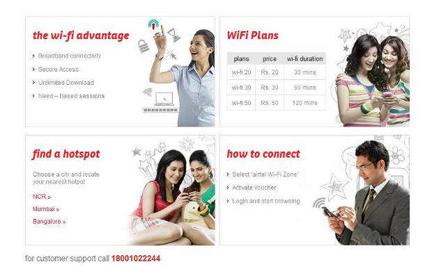 Airtel starts <a href='https://www.themobileindian.com/glossary#wi-fi' rel='tag'>Wi-Fi</a> hotspot service