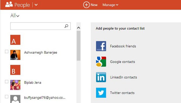 How to sync contacts