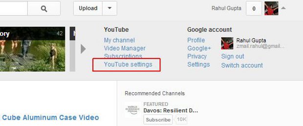How to upload YouTube videos
