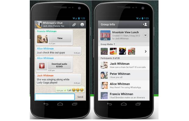 Whatsapp gets new look