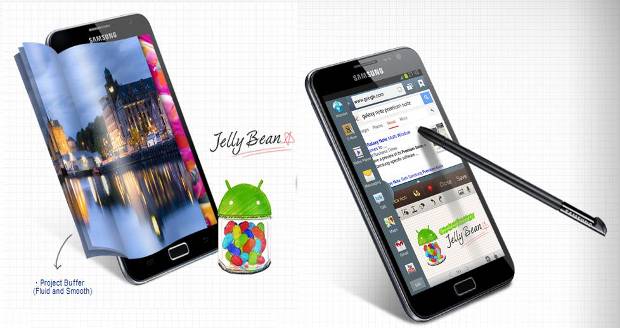 Samsung rolls out Jelly Bean for Galaxy Note
