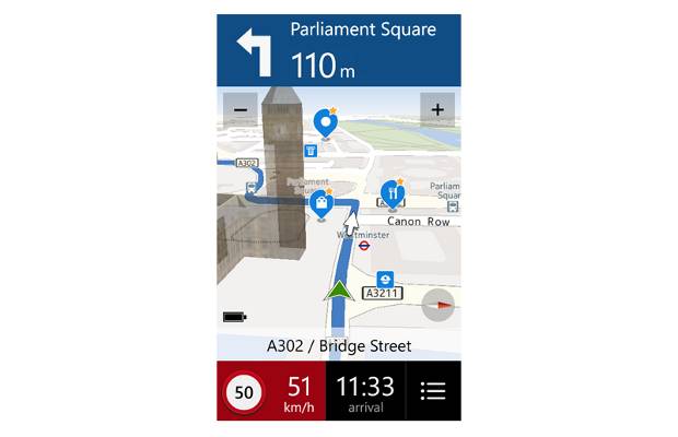 Nokia HERE maps app