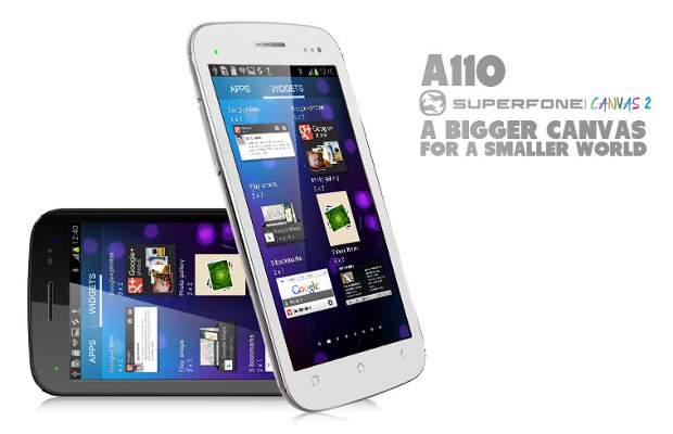 Micromax Canvas II A110 gets Jelly Bean