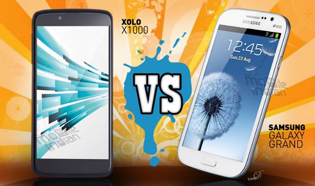 Xolo X1000 vs Samsung Galaxy Grand