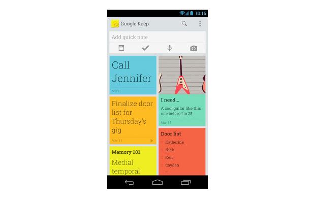 Google Keep app