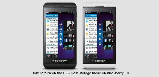 How To turn on the USB mass storage
