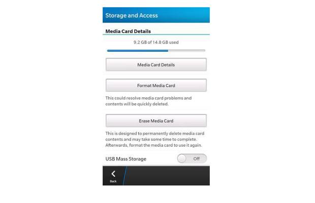 How To turn on the USB mass storage